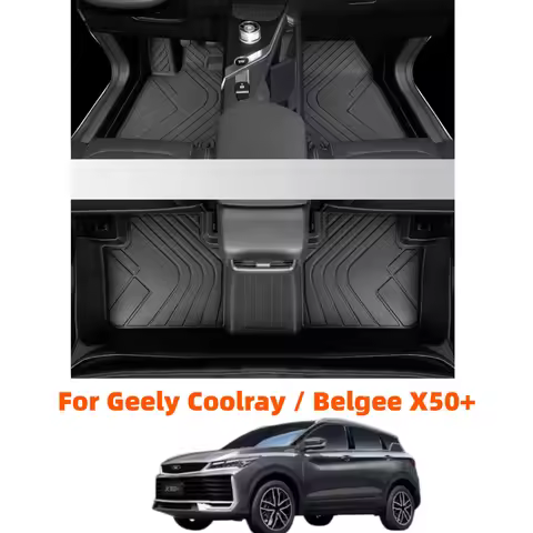 Floor Mats for Geely Coolray / Belgee X50+ 2025 2026 Foot Pad Cargo Liner Trunk Pad TPE 3D Foot Mat 