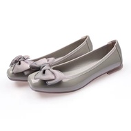Butterfly knot women boat shoes