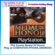 【PS1 Game Main di PC IPHONE ANDROID  】Playstation 1 Medal Of Honor Shooting game PS1 GAME mesti main