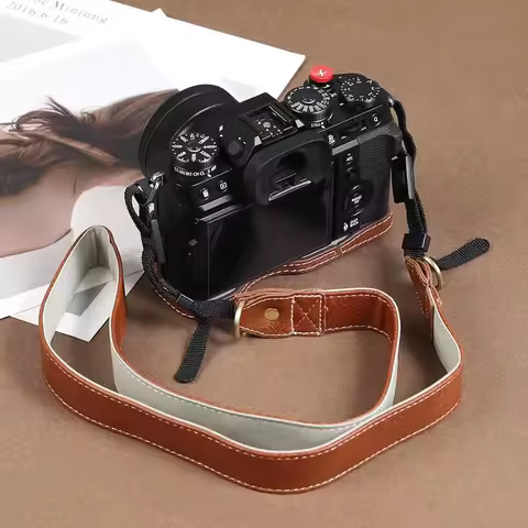 Retro Camera Shoulder Neck Strap for Nikon ZF ZFC Z30 Z50 Z5 Z6 Z7 Sony A6400 A6700 A7 A7CII Univers