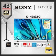 SONY - BRAVIA 3 K-43S30 4K Ultra HD Google TV 43S30 S30