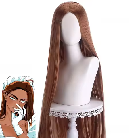 Alien Stage Hyuna Cosplay Event Wig Set Long Brown Wig Luka Mizi Sua Ivan Till Idol Dress Up Hallowe