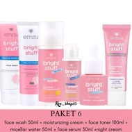 Emina Bright Stuff Acne Prone Skin Paket Lengkap Skincare 1 Set