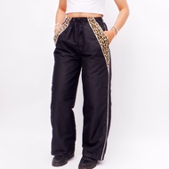 Y2K VINTAGE MEN'S WOMEN'S BAGGY LEOPARD BAGGY PANTS UNISEX / BAGGY PANTS Y2K LEOPARD MOTIF