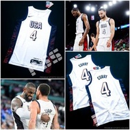 2024奥運男籃 Team USA Stephen Curry球衣