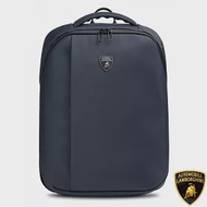 【Automobili Lamborghini】限量2折 頂級義大利皮革後背包 全新專櫃展示品(深藍色 LBZA00244T)