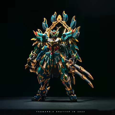 In Stock Zangdao Models Azure Dragon&Green Dragon Combat Version Limited Edition Articulated Four Sy