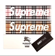 Supreme Burberry Box Logo Sticker