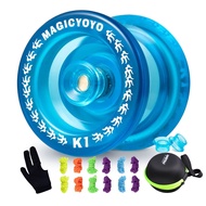 K1 Yoyo Responsive Ball Bearing Yoyo for Beginner Kids, Plastic ABS Yoyo with Yoyo Glove, Yoyo Stora