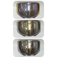 MHR FU 935 FLIP UP HELMET VISOR ORIGINAL SIANG MALAM LIGHT BLACK/SILVER/GOLD/RAINBOW