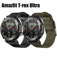 For Amazfit T-rex Ultra Strap Nylon Canvas Soft Smart Watch Band Belt for Men Women
