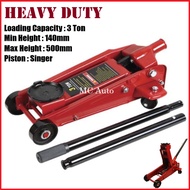 【Limited Offer】 Heavy Duty 3 Ton Floor Jack Hydraulic Floor Jek Kereta Jet Car Vehicle Van 3Ton Jack