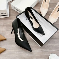 9p Smooth Pointed High Heels - Fullbox Brand