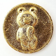 Souvenir Table Medal BEAR MISHA Olympic Games Moscow 1980