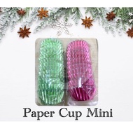 Small CupCake / Red Paper Cup/ Green Paper Cup