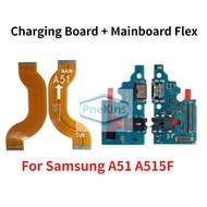 For Samsung A51 A515F USB Board Charging Dock Port Connector Flex Cable Main Flex