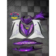Yamaha LC135 V8 Fi Coverset Exciter 🇻🇳 Siap Stripe Exciter Aerox Purple Lc V8 Purple Aerox Purple Pu