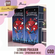 SHENAR ( BISA COD )  LEMARI KAIN / LEMARI PAKAIAN / LEMARI PORTABLE MULTIFUNGSI KARAKTER / BUKA SAMP