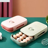 QINZHUAN Egg Storage Box, Earthquake-proof Large Capacity Egg Trays, Space Saving Anti-fall Drawer T