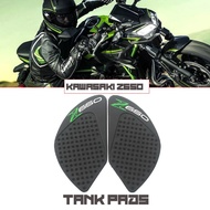 For Kawasaki Z650 Z 650 Motorcycle Tank Pad Protector Anti slip Oil Tank Pad Sticker Decals Side Gas