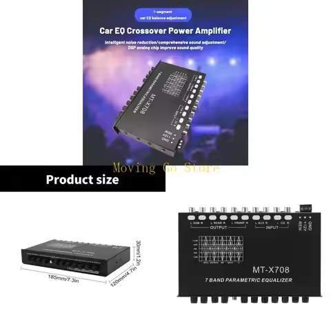 B5XD 7 Band Car Stereo Offering Customizable Sound Setting for Ultimately Listening Pleasure Enhance