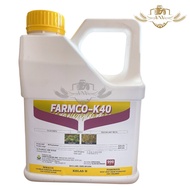 ￼4L Farmco-K40  / MCPA-Potassium 40% / Racun Keladi Agas / Sesuai guna pada padi / NU 40K /Fezone  4