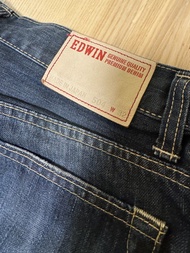 EDWIN 504 牛仔褲 (Size 32x33) Premium Denim 日本製 Made in Japan