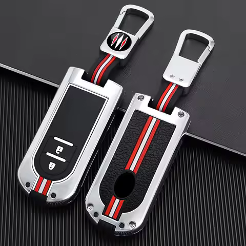 Zinc Alloy Car Key Case For Toyota Rush Daihatsu Tanto LA600S LA800S LA610S Perodua Key Chain Access