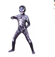 Venom ชุดจั๊มสูทคอสเพลย์สำหรับผู้ชายเด็กผู้ชายชุดวันฮาโลวีนของขวัญคริสต์มาส