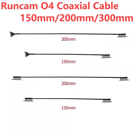 Runcam O4 Air Unit O4Pro Air Unit FPV System Kit - O4 Coaxial Cable 150/200/300mm for VTX Drone Part