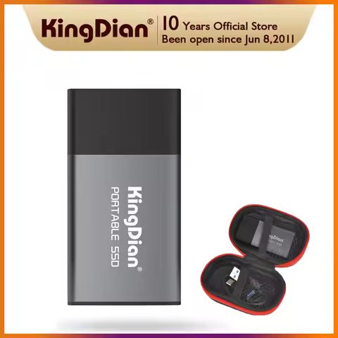 KingDian Portable SSD 120GB 250GB 500GB 1TB External SSD USB3.0 Type C External Solid State Hard Dri