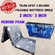 TILAM BUJANG LIPAT 3/ FORDABLE MATTRESS SINGLE /REBOND FOAM/ TILAM SINGLE BUDGET Bed Furniture