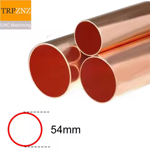T2 copper tube OD54 outer diameter 54mm wall thickness 1.5mm 2mm copper pipe Capillary Hollow copper