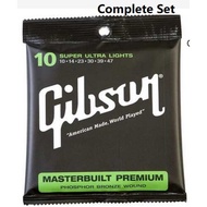 Gibson Guitar Strings Acoustic/Electric String Tali Gitar Gibson Original Bronze/Ernie Ball 2006/222