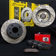 Illusion Honda New City Front (Depan) Sport Disc Rotor 100% Original Anti Rusting