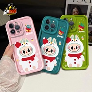 Bunny Character Red Holiday Outfit Ears Phone Case For VIVO Y19 Y30i Y01a Y5S Y77 Y15s Y17s Y56 Y02s