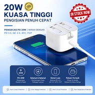 PREMIUM QUALITY 20W / 35W Fast Charger Adapter With 1M Charging Data Cable Set For iPhone and Type-C