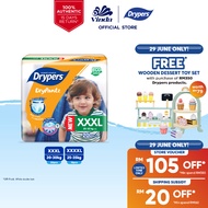Drypers DryPantz Baby Pants Diapers XXXL20/ XXXXL18 - Super Dry & Fit