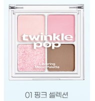 Twinkle Pop] ใหม่ HOT Twinkle Pop Layering Mood Palette01 Pink Selection / 02 Peach Blending / 03 Ca