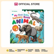 DM Bookstore - My First Baby Sensory Book Animal Activity Book for Babies Aged 3+ Months