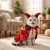 SYNCHRO Cat Cosplay Cloak, Stand-collar Adjustable Fit Dog Bat Cloak Set, Funny Soft Comfortable Bre