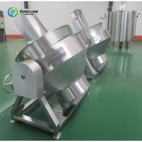 Automatic Pot Stirrer Biryani Cooking Mixer Machine Fruit Jam Cooker Stir Fry Machine Caramel Pizza 