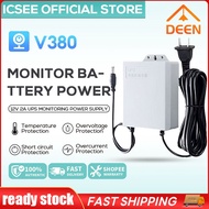 V380 12V 1.5A 5400ma Mini UPS WiFi Router Modem CCTV Backup Battery Built-in Battery Working System