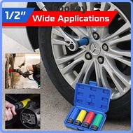 CHOOKMY Impact Sleeve Set, Thin Wall Design Deep Socket Wheel Protector Impact Socket, Pneumatic Wre