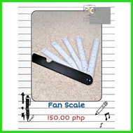 ∆ DRAFTING FAN METRIC SCALE