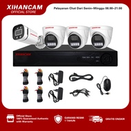 XIHANCAM Paket CCTV 4 Channel 2MP Kit Kamera CCTV Analog Paket DVR CCTV 4CH Komplit Siap Pasang
