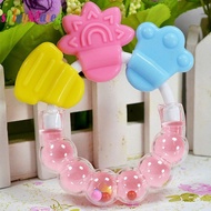 [shinyheaven.sg] Cartoon Baby Teether Baby Teething Stick Toddler Educational Mobiles Toys Musical Instruments Baby Shaker Toys Baby Teething Toy