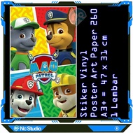 Poster Sticker Pow Patrol A3 1 Sheet Animation Movie Kids Tv Event Sticker Vinyl ArtPaper Wall Kinde