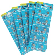 GENUINE Blister of 10 VINNIC AG1 / LR621SW / 364A / CX60W Batteries