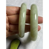 Natural Hotan Jade with certificate  nephrite The Hotan Jade yellow material bangle China gift Jewelry